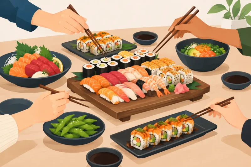 10 Best Sushi Dishes for Groups to Share