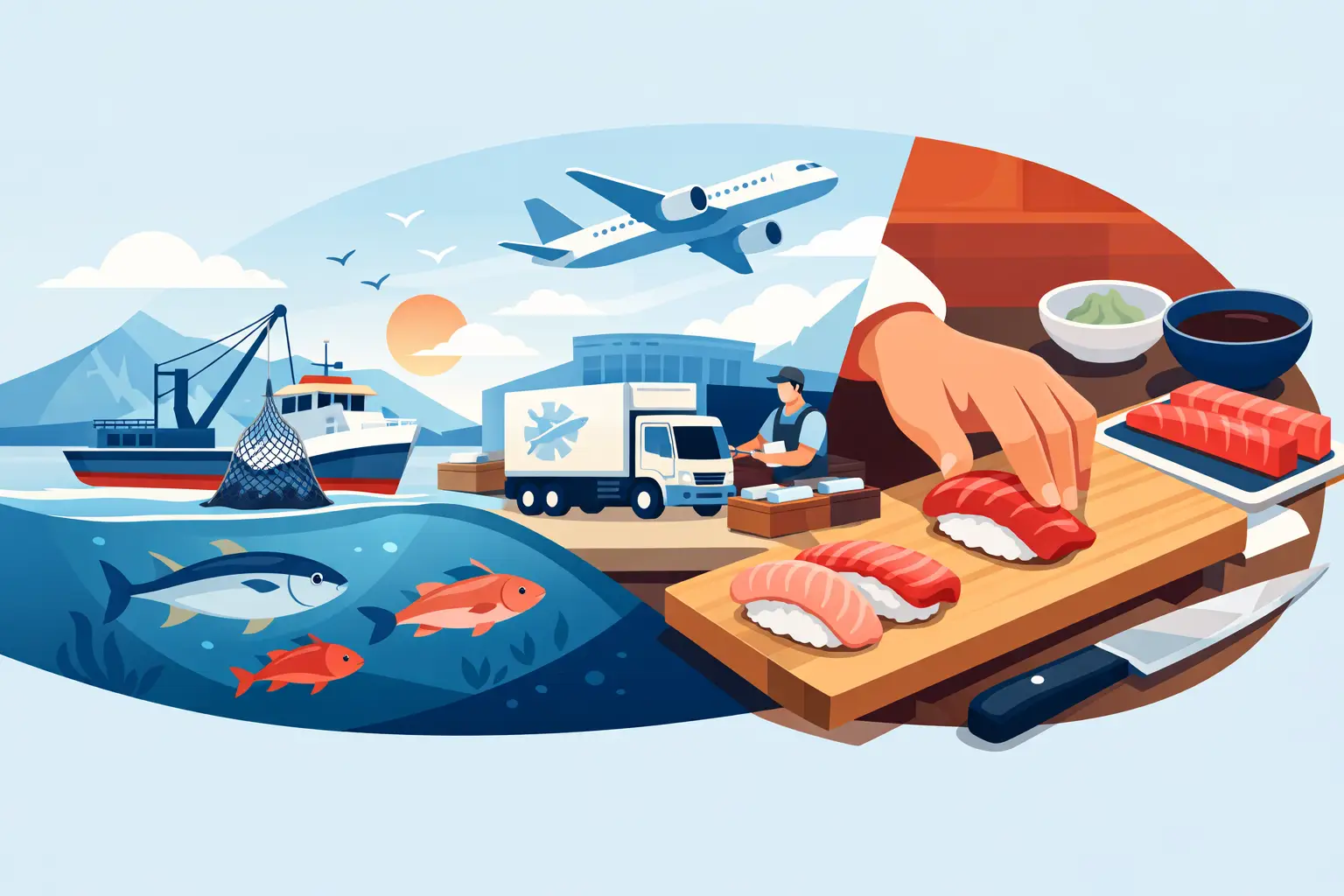 How Sushi Fish Is Sourced for Better Nigiri