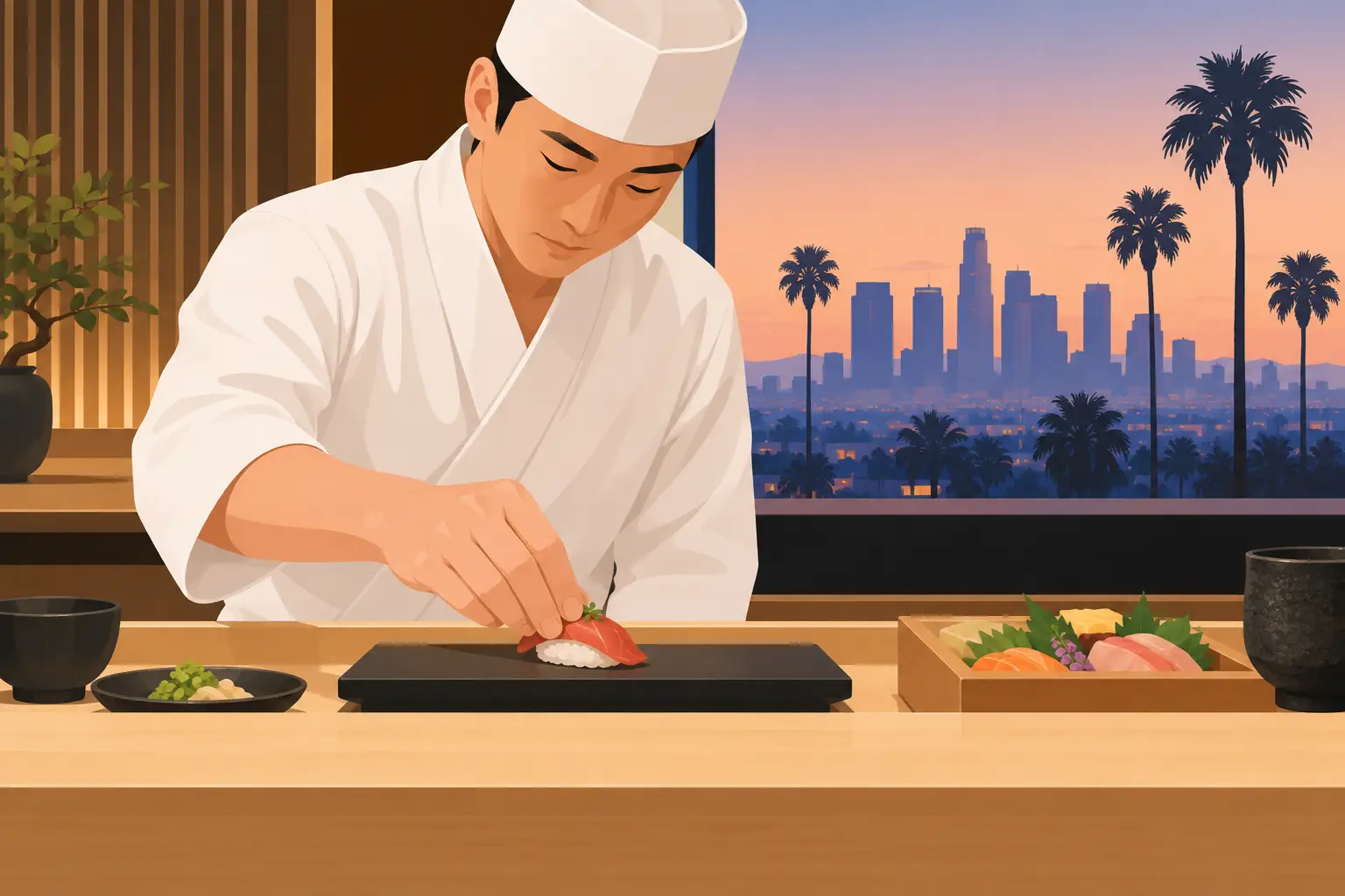 Omakase Dinner Examples for Any Los Angeles Night