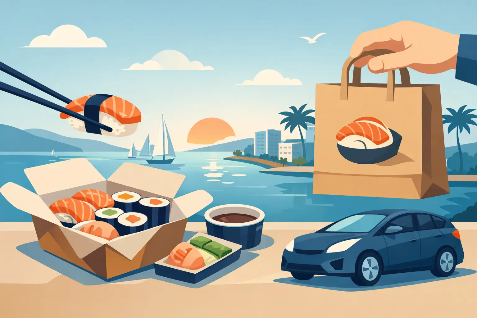 Sushi Pickup Marina Del Rey, Chosen with Care