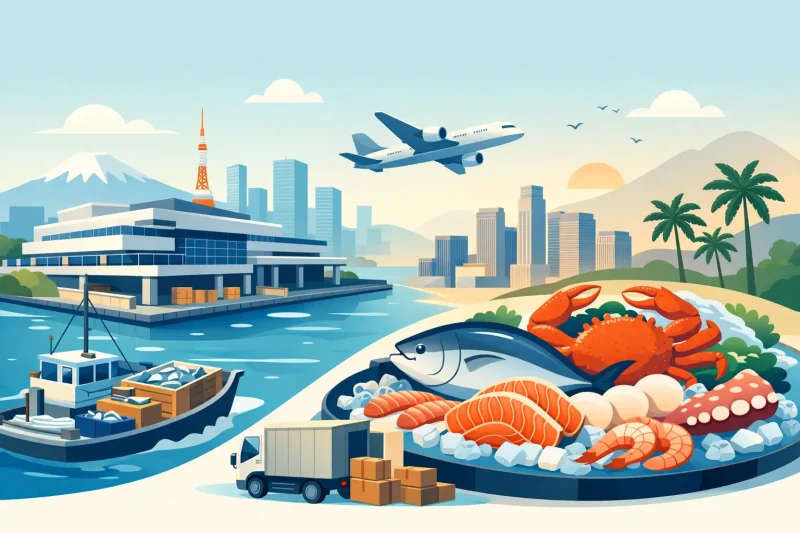 Toyosu Market Seafood Sourcing for Los Angeles