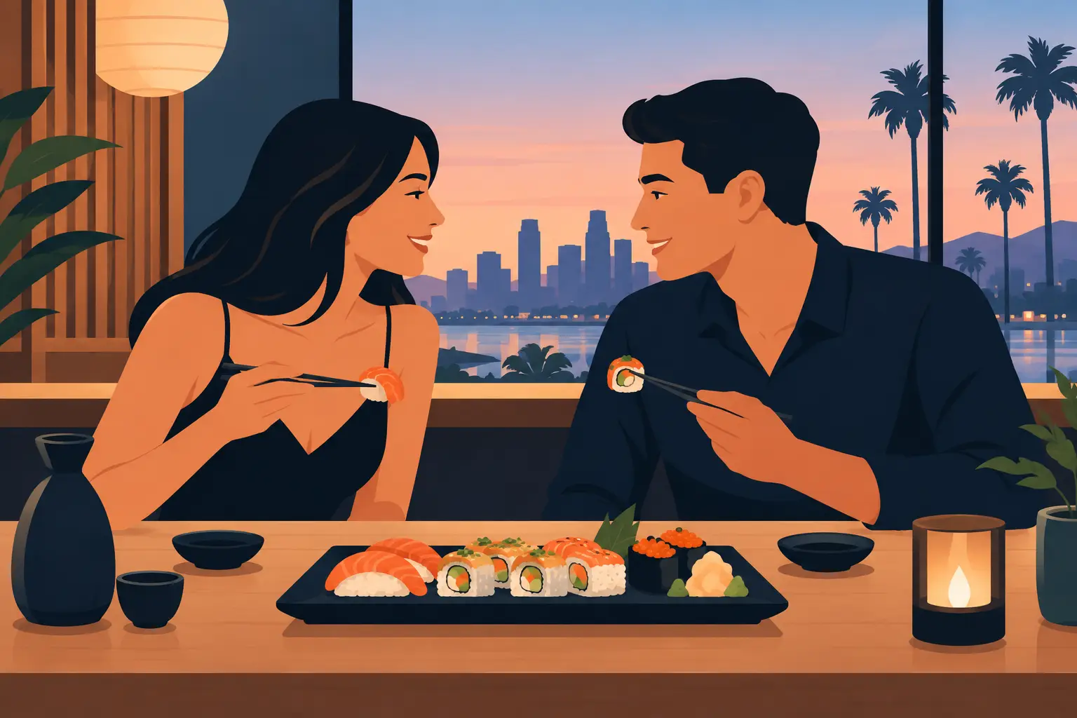 Westside Sushi Date Spots for a Better Night Out