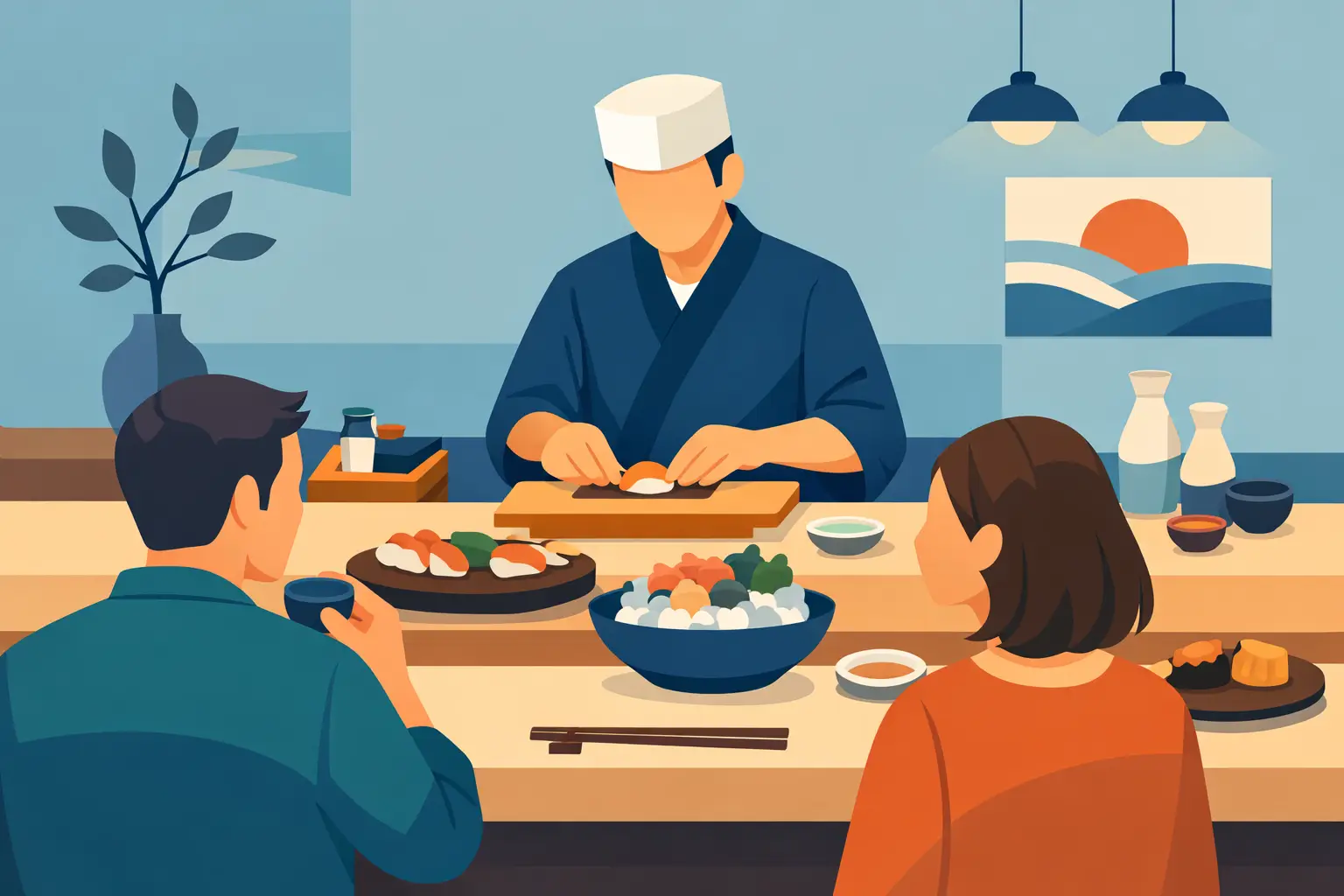 What to Expect From Omakase Courses at Dinner