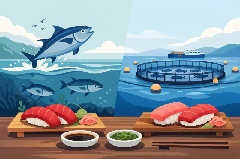 Wild Versus Farmed Tuna: What Sushi Diners Taste